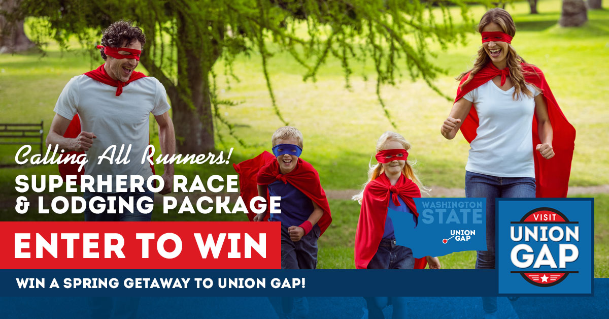 Win a Union Gap Superhero Race and Lodging Package